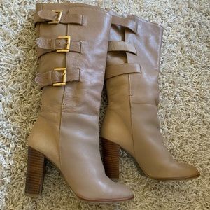Zara leather boots